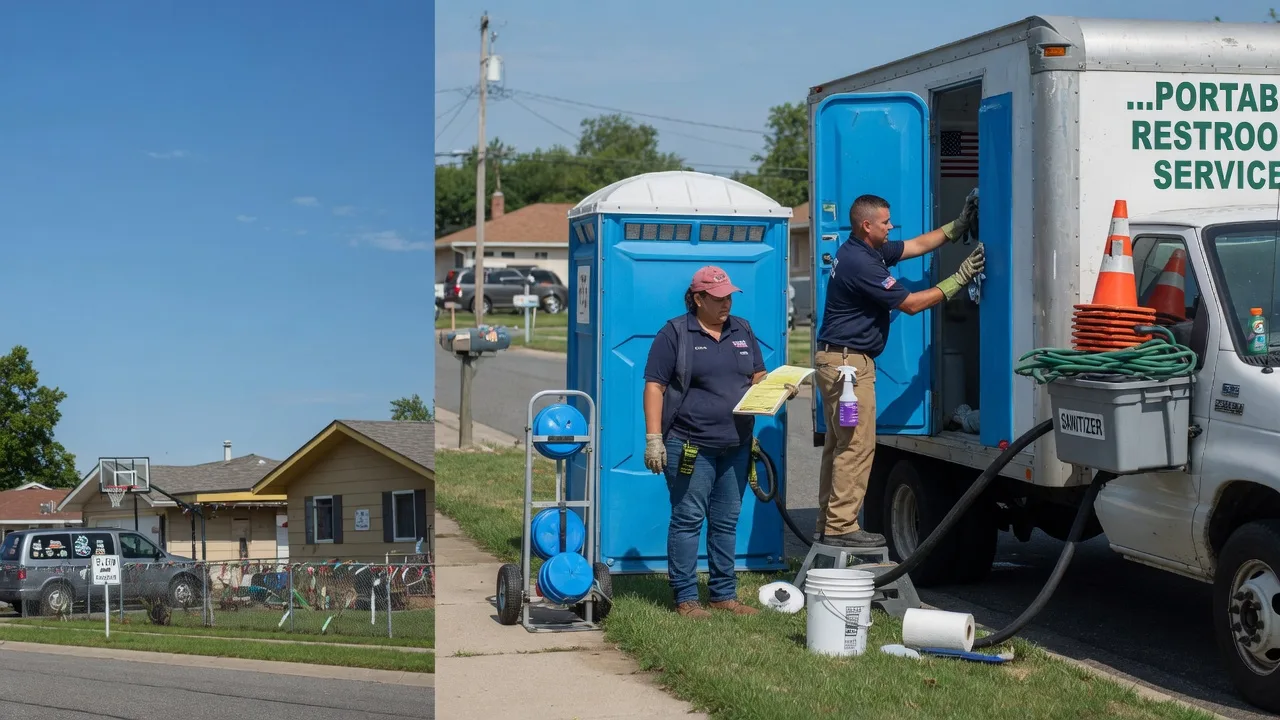Portable Toilet Rental in Freeman, MO near me